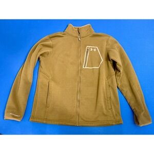 Under Armour Storm Jacket XL Olive Green Fleece Lined Water Resistant Zip